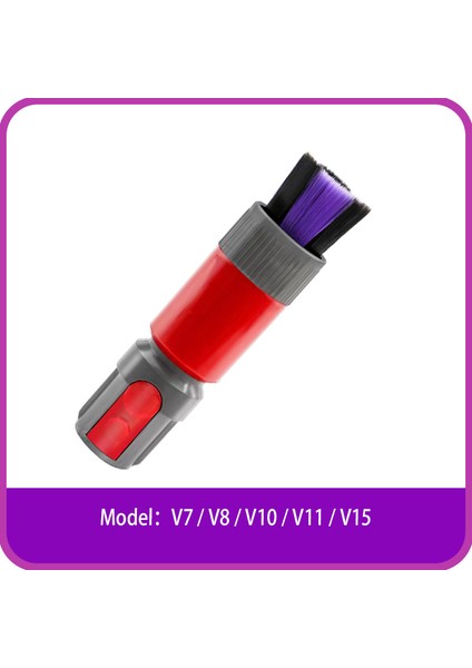 Dyson V7 V8 V10 V11 V12 V15 Elektrikli Süpürge Emme Fırçası Kafası Aksesuarları Için Kendi Kendini Temizleyen Toz Giderme Yumuşak Fırça Kafası (Yurt Dışından)