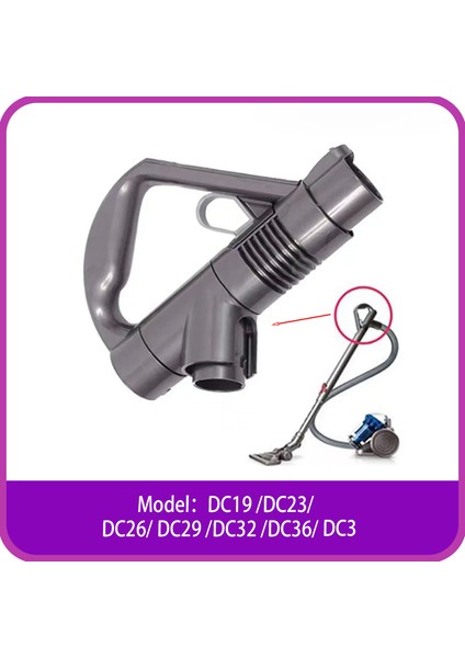 Dyson DC19 DC23 DC26 DC29 DC32 DC36 DC37 Aksesuarları Için Elektrikli Süpürge Kolu Topuzu (Yurt Dışından)