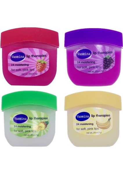 24 Adet 1 Kutuda Vaseina Dudak Terapisi % 100% Saf Vazelin Dudak Balsamı Uzun Ömürlü Nemlendirici Yumuşak ve Pürüzsüz Dudak Bakımı 6 OZ/168G (Yurt Dışından) fiyatları