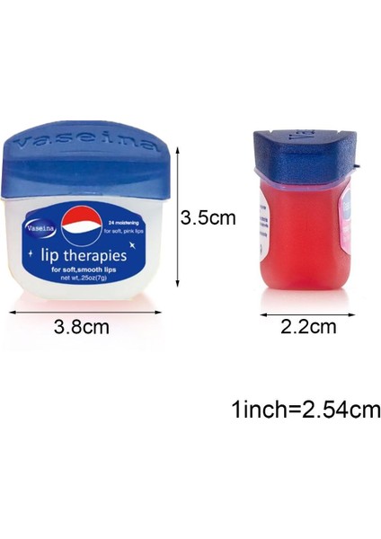 24 Adet 1 Kutuda Vaseina Dudak Terapisi % 100% Saf Vazelin Dudak Balsamı Uzun Ömürlü Nemlendirici Yumuşak ve Pürüzsüz Dudak Bakımı 6 OZ/168G (Yurt Dışından) modelleri