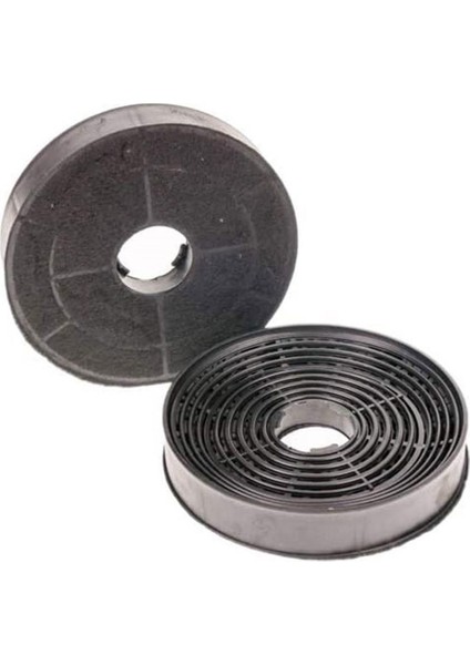 Hotpoint Ariston Uyumlu 15,5 cm / 155 mm - 3 Tırnak Davlumbaz Aspiratör Karbon Filtresi