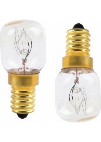 Tüm Markalara Ankastre Davlumbaz Buzdolabı Fırın 15 Watt Gün Işığı 300° Halojen Ampül 2 Adet