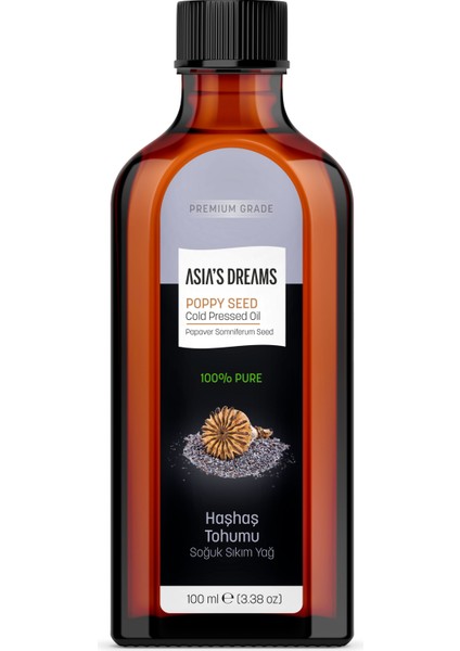 Haşhaş Tohumu Soğuk Sıkım Yağ 100 ml modelleri