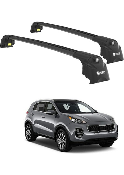 Kia Sportage (Ql) 2016-2021 Turtle Air2 Ara Atkı Siyah