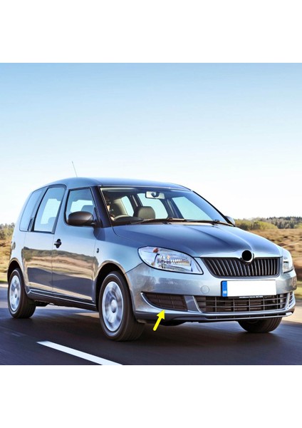 Skoda Roomster 2011-2014 Ön Tampon Sağ Sis Kapağı Sissiz 5J0807368A