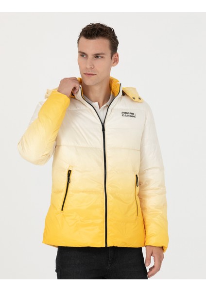 Pierre Cardin Erkek Sarı Kapüşonlu Spor Mont 50272840-VR044