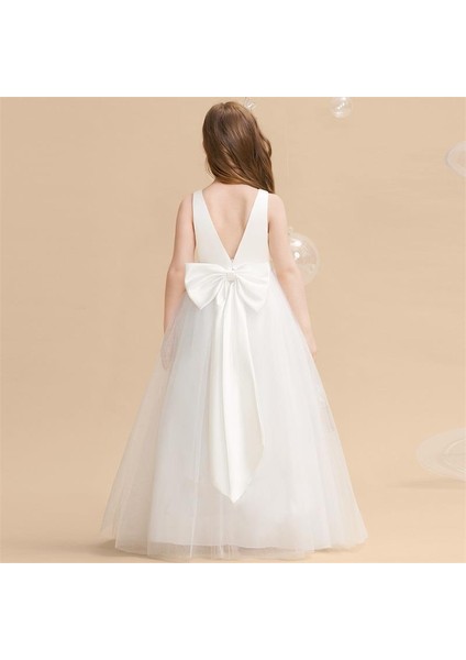 Loire Çapraz Model Tül Detaylı - Kız Çocuk Abiye - Uzun Etekli Kız Çocuk Elbisesi indirimleri