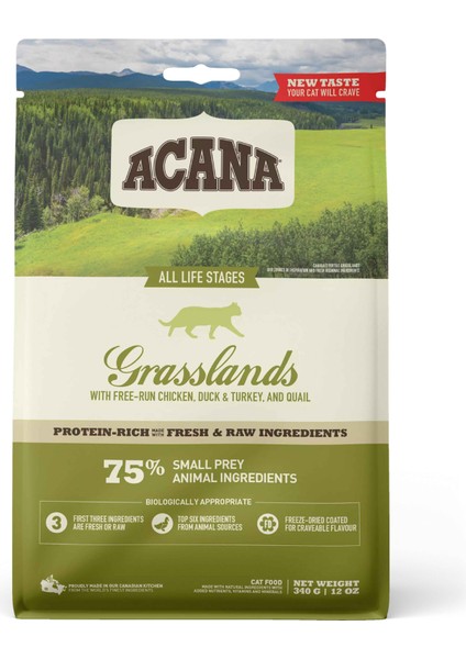 Grasslands Kedi Maması 1,8kg - Tüm Irk ve Yaşam Evreleri Için