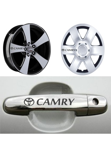 Camry Kapı Kolu Jant Sticker (10 Adet) Etiket Yapıştırma Z33