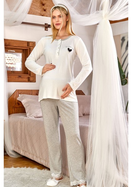 Kadın Lohusa Pijama Takımı 24140