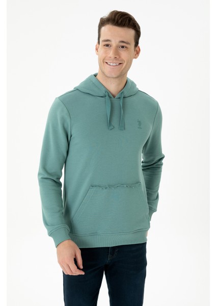 U.S. Polo Assn. Erkek Mint Sweatshırt 50273966-VR090