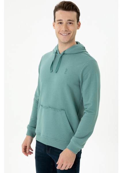 U.S. Polo Assn. Erkek Mint Sweatshırt 50273966-VR090