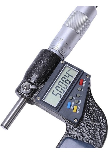 Dw Elektronik Dijital Dış Çap Mikrometresi 50-75 mm 0.001 mm Profesyonel Çelik Mikrometre