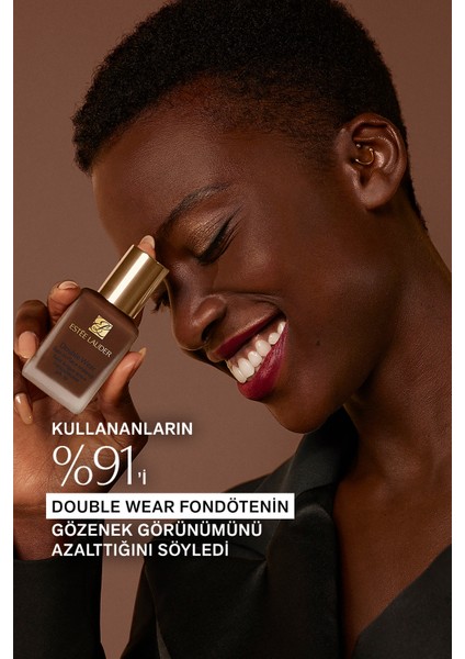 Estee Lauder Doğal ve Mat Bitişli - Double Wear Stay-in-Place Fondöten SPF 10 ( 1N2 Ecru ) - 30 ml