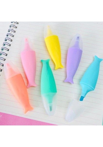 Fosforlu Balık Temalı Renkli Kalem