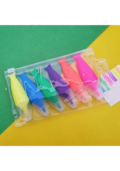 Fosforlu Balık Temalı Renkli Kalem fiyatları