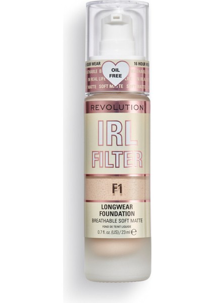 Fondöten Irl Filter Longwear Foundation F1