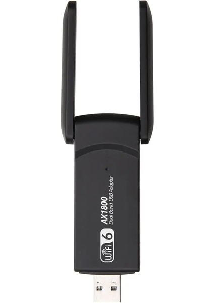 USB Wifi 6 Adaptörü AX1800 Mbps Kablosuz USB Ağ Kartı USB Dongle Dual Band AX1800 Wifi 6 Reseptör