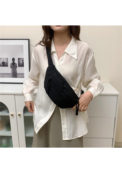 Büyük Kapasiteli Crossbody Çanta Eğlence Öğrenci Omuz Sırt Çantası Hafif Spor Bel Çantası (Yurt Dışından) fiyatları