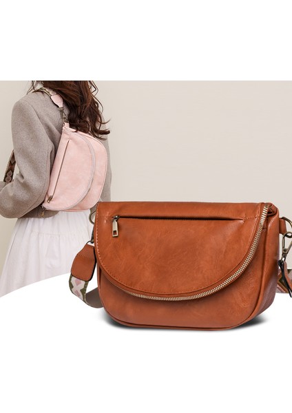 Yeni Moda Retro Tek Omuz Koltuk Altı Çanta Bayanlar Rahat Minimalist Göğüs Çantası (Yurt Dışından)