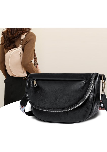 Yeni Moda Retro Tek Omuz Koltuk Altı Çanta Bayanlar Rahat Minimalist Göğüs Çantası (Yurt Dışından)