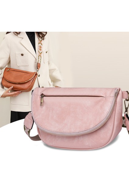 Yeni Moda Retro Tek Omuz Koltuk Altı Çanta Bayanlar Rahat Minimalist Göğüs Çantası (Yurt Dışından)