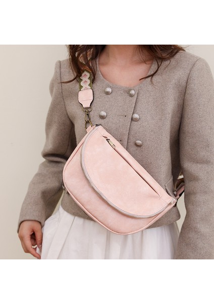 Yeni Moda Retro Tek Omuz Koltuk Altı Çanta Bayanlar Rahat Minimalist Göğüs Çantası (Yurt Dışından)
