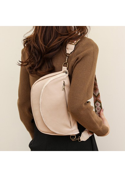 Yeni Moda Retro Tek Omuz Koltuk Altı Çanta Bayanlar Rahat Minimalist Göğüs Çantası (Yurt Dışından)
