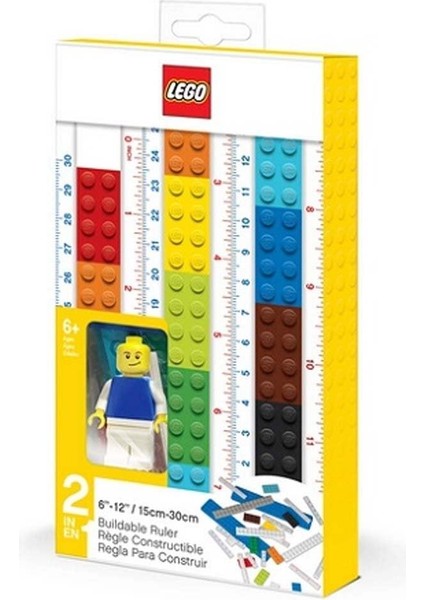 Gear 52558 2-In-1 Buildable Ruler With Minifigure