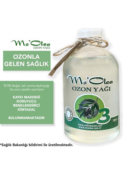 Ms´olea Ozon Yağı 100 ml