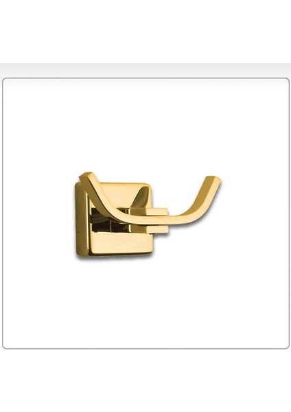 Gold Banyo Aksesuar Komple Set Havluluk Kağıtlık Ikili Bornozluk Pirinç Malzeme Altın Havluluk fırsatları