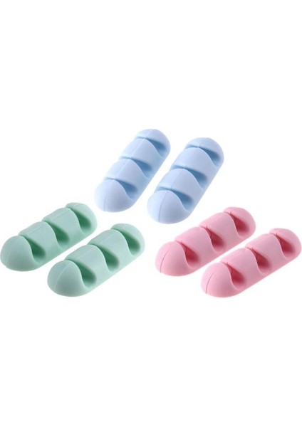 Yeşil 2 Adet Ofis Masası Kablo Düzenleyici Yapışkanlı Silikon Tel Kurşun USB Şarj Aleti Kablosu Sarıcı Ev Masa Depolama Tutucu Aksesuar Kaynağı (Yurt Dışından) fiyatları