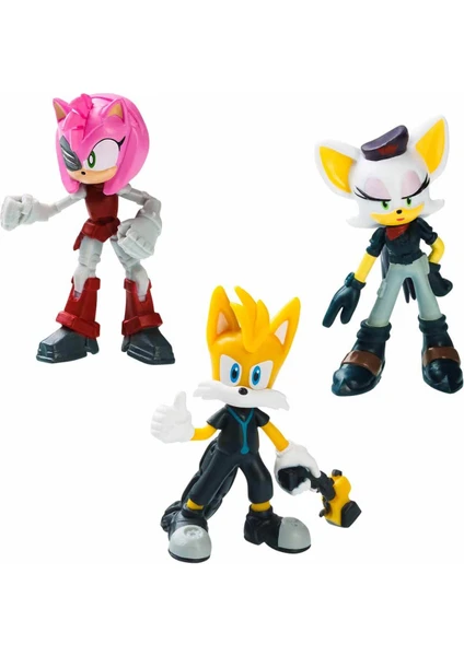 Super Sonic Sonic Prime 3'lü Figür Seti - 2