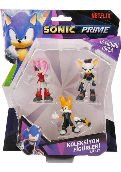 Sonic Prime 3'lü Figür Seti - 2