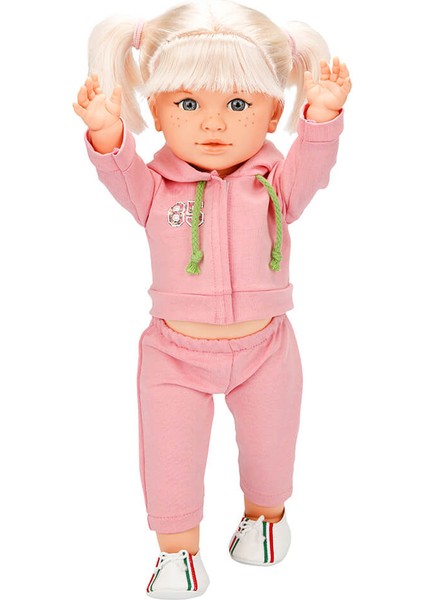 Tina Sporty Bebek 45 Cm. - Açık Pembe Eşofmanlı modelleri