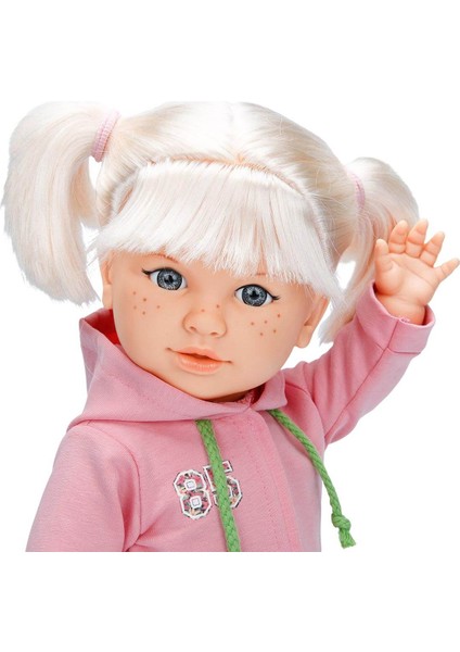 Tina Sporty Bebek 45 Cm. - Açık Pembe Eşofmanlı