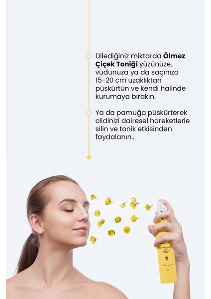 Bade Natural Ölmez Çiçek Yaşlanma Karşıtı ve Sıkılaştırıcı Tonik 100 ml