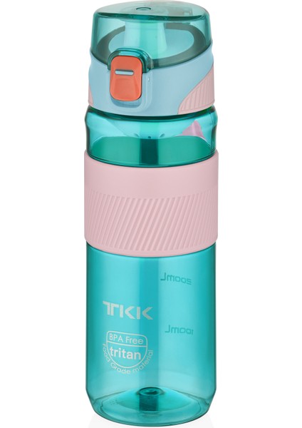Tkk 550ML Pipetsiz Taşıma Askılı Süzgeçli Kilitlenebilir Kapak Su Matarası
