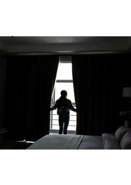Siyah ve Antrasit gri Blackout karartma Güneşlik