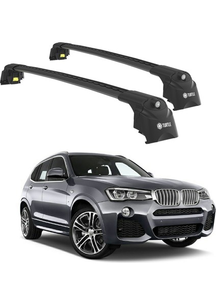Bmw X3 (F25) 2011-2017 Turtle Air2 Ara Atkı Siyah