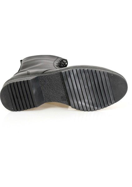 Siyah Fermuarlı lı Kaymaz Taban Kadın Postal Bot indirimleri