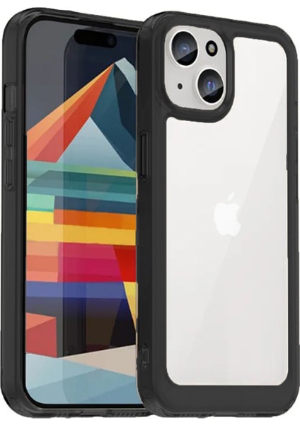 Xiaomi Iphone 15 Plus Shield Darbeye Dayanıklı Yarı Esnek Plastik Kılıf - AL8100