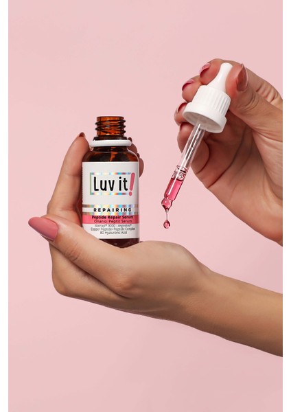 Luv It! Yaşlanma Karşıtı, Cilt Yenileyici ve Onarıcı Peptit Serum