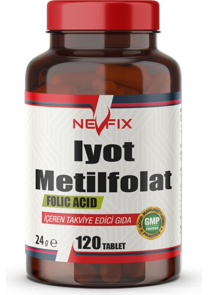 Iyot & Metilfolat 120 Tablet Iyodine Folik Asit