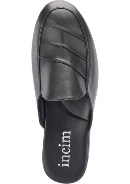 Incim ®| Mamba Erkek Siyah Lüks Rahat Hafif Konforlu Misafir Ev Bohça Çeyiz ve Damat Terliği 104 fırsatları