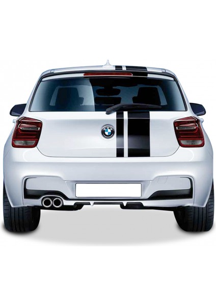 Bmw 1 Serisi F20 2012 - 2015 M Performance Piano Black Spoiler (Plastik)