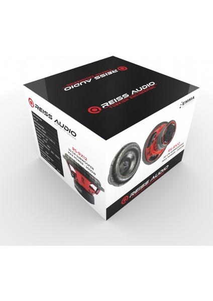 Reıss Audıo RS-RX12 Max 2000W Rms 600W 12" 30CM Subwoofer