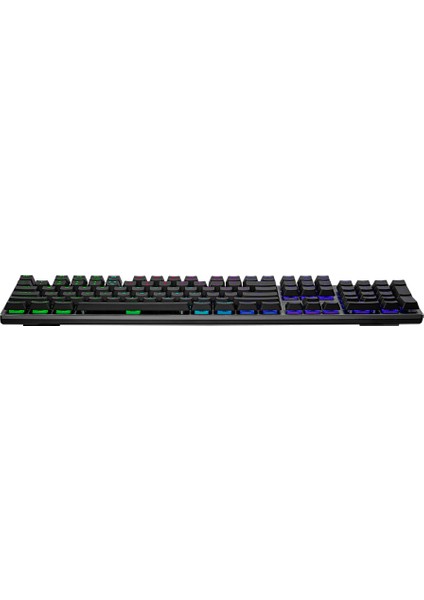 SK653 Blue Switch Low Profile Kablosuz BT Mekanik RGB Oyuncu Klavyesi US modelleri