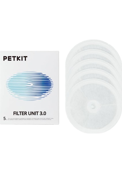 Petkit Su Pınarı Filtresi Gelişmiş Versiyon 3.0 (5 Adet) (Yurt Dışından)