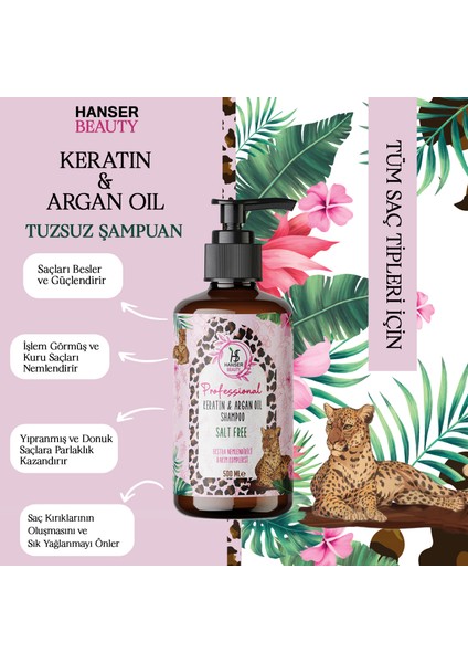 Beauty Hair Gold Brezilya Fönü Keratin & Tuzsuz Şampuan 2'li Bakım Seti modelleri